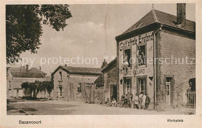 Bazancourt Marne Kirchplatz
