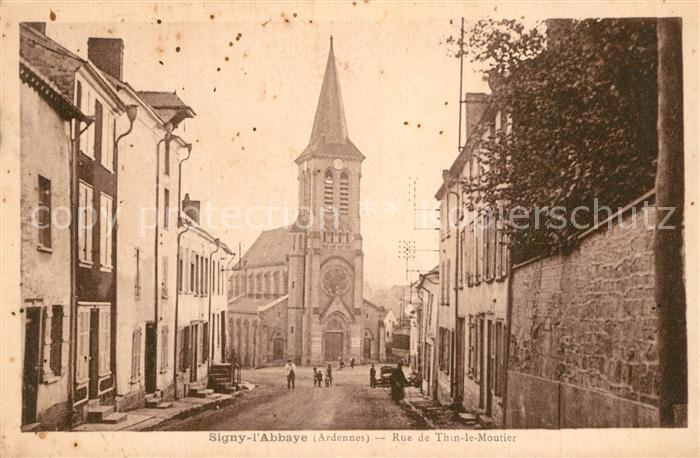 Signy-l Abbaye Rue de Thin le Moutier
