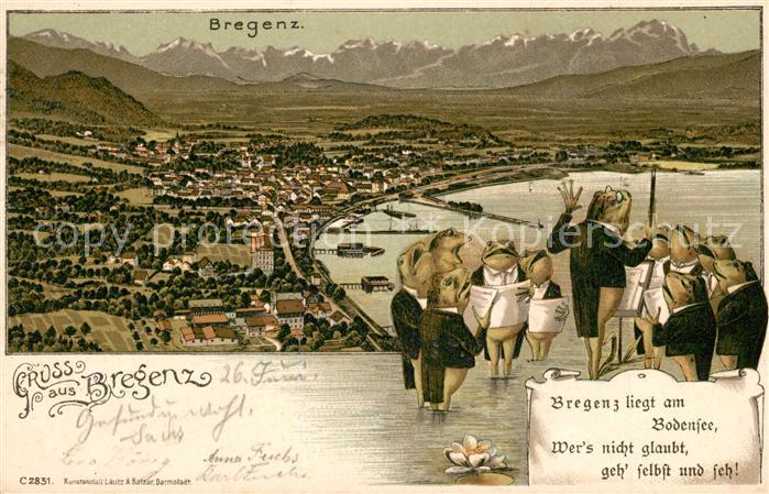 Bregenz Bodensee Panorama