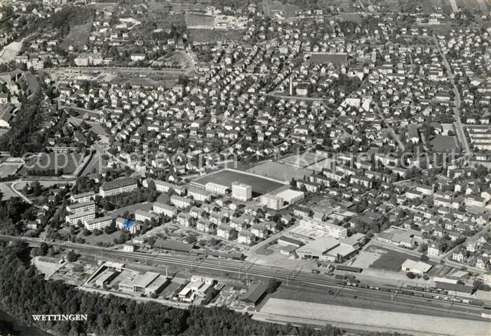 Wettingen AG Fliegeraufnahme