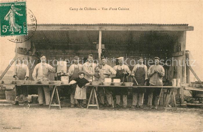 Camp de Chalons Vue d’une Cuisine