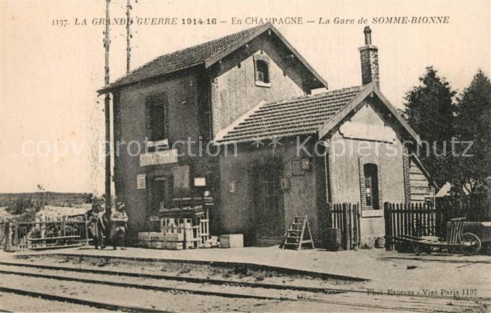 Somme-Bionne Bahnhof
