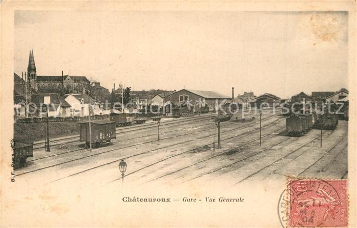Chateauroux Indre La Gare Vue generale