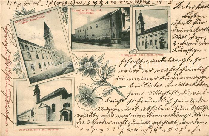 Innsbruck Redemptoristenkirche Herz Jesukirche Kapuzinerkirche und Einsiedelei H