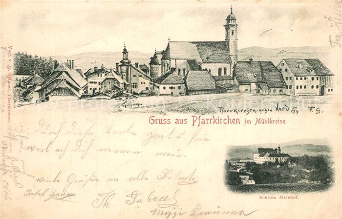 Pfarrkirchen Muehlkreis Ortsansicht Schloss Altenhof