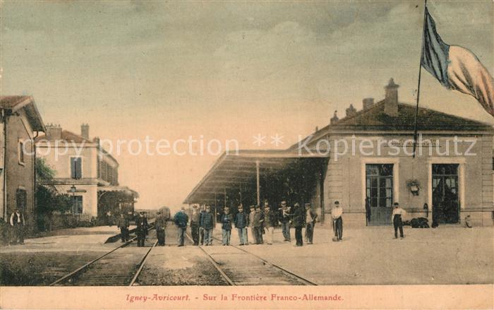 Igney Avricourt Sur la Frontiere Franco Allemande