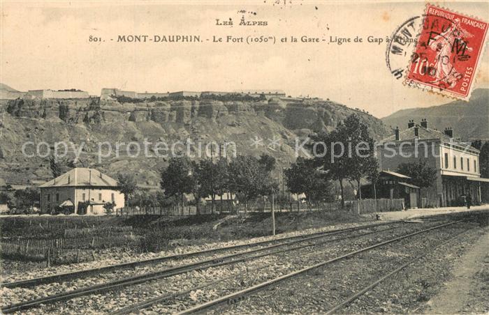 Mont-Dauphin Le Fort et la Gare Ligne de Gap a Briane