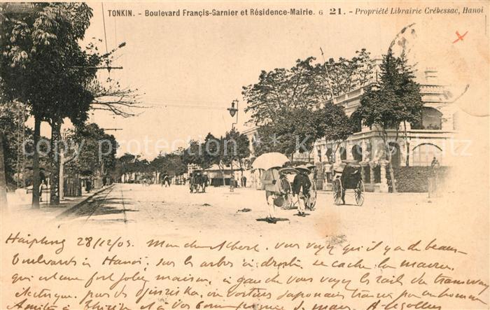 Tonkin Boulevard Francis Sarnier et Residence Mairie