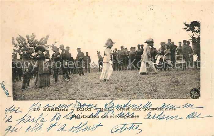 Dijon 21 Rallye offert aux Sous Officiers 48e Artillerie
