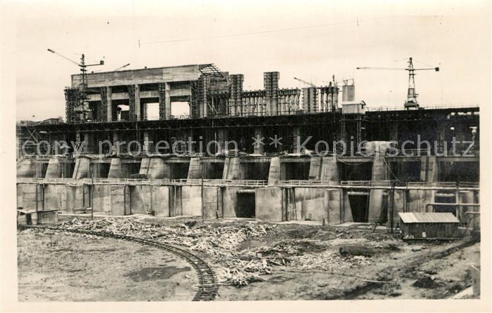 Kembs Elsass Kraftwerkbau