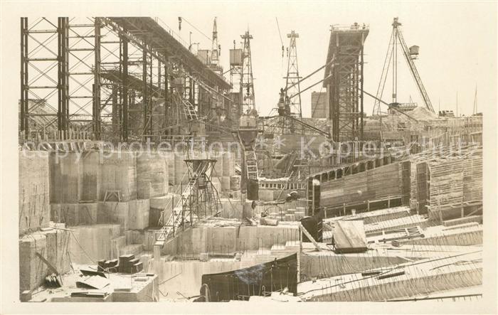 Kembs Elsass Kraftwerksbau