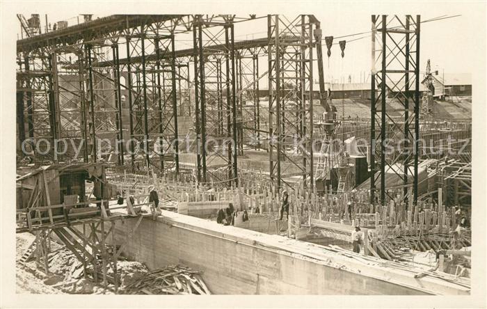 Kembs Elsass Kraftwerksbau