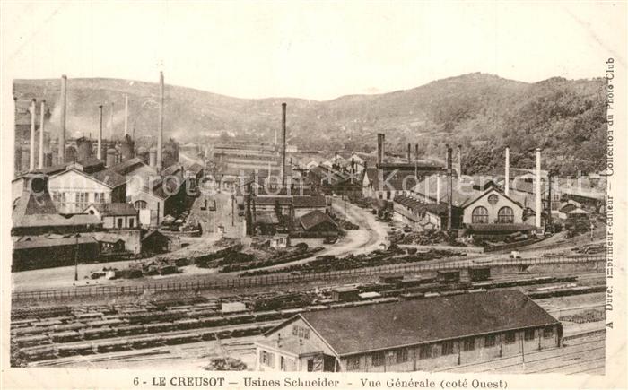 Le Creusot Saone-et-Loire Usines Schneider Vue generale