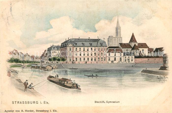 Strassburg Elsass Bischöfl Gymnasium