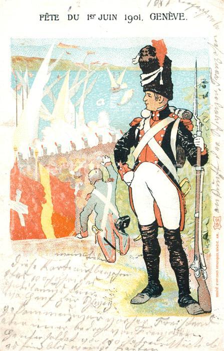 Geneve GE Fete du 1er Juin 1901