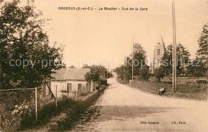 Orgerus Le Moutier Rue de la Gare