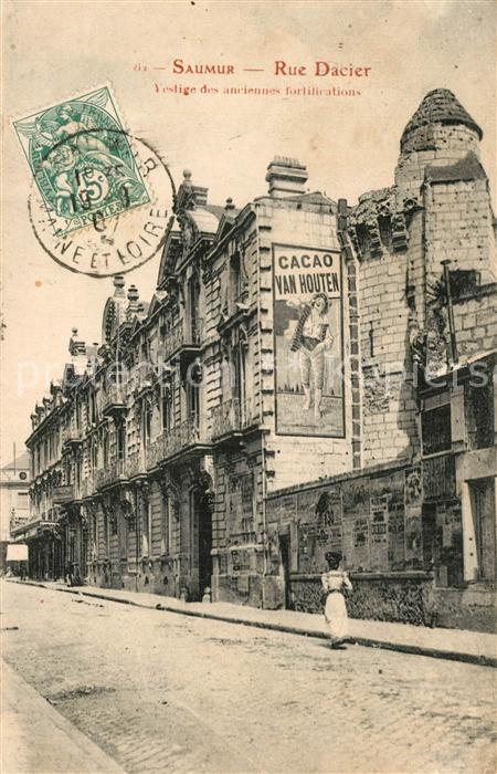 Saumur Rue Dacier Vestige des anciennes fortif