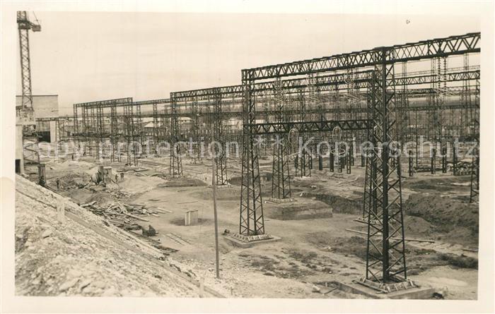 Kembs Elsass Kraftwerksbau