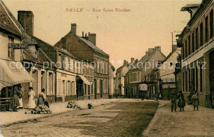Nesle Somme Rue Saint Nicolas