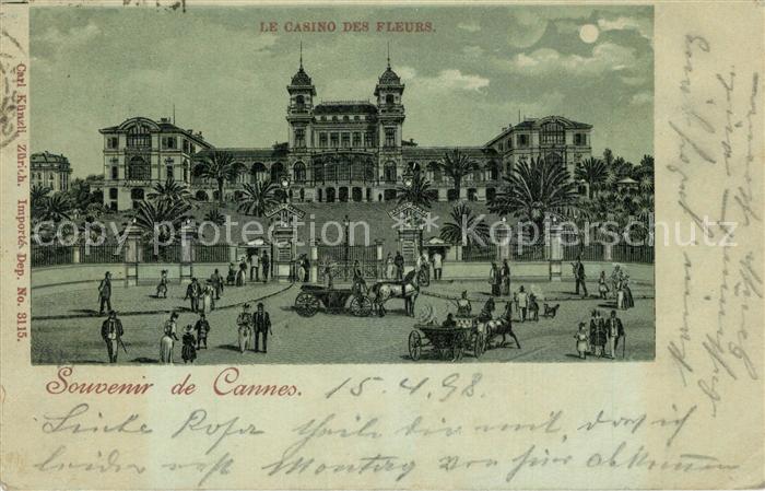 Cannes Alpes-Maritimes Le Casino des Fleurs