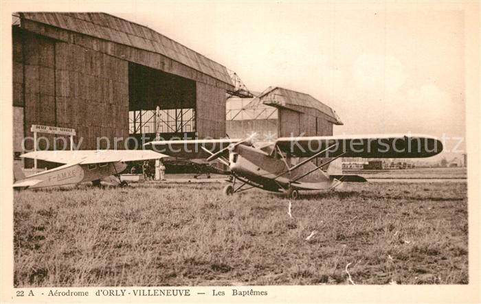 Orly Aerodrome d’Orly Villeneuve Les Baptemes