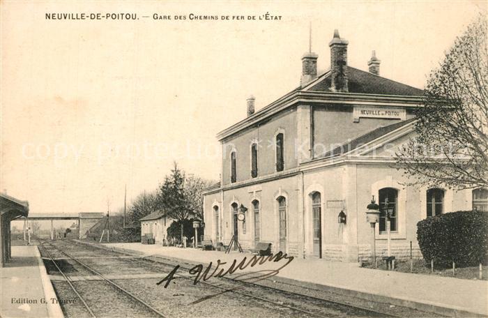 Neuville-de-Poitou Gare des Chemins de Fer de l'Etat