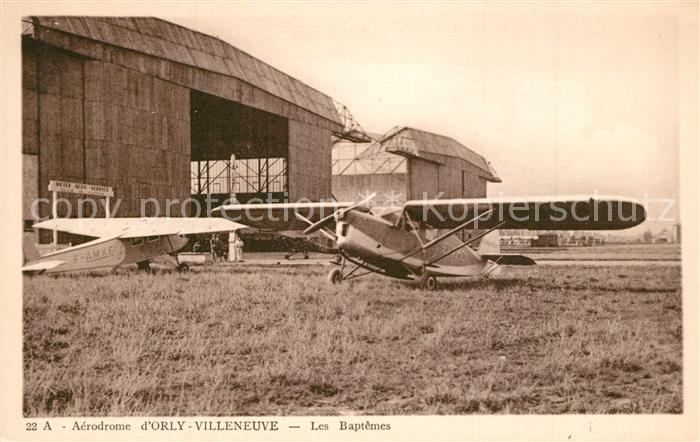 Orly Aerodrome d’Orly Villeneuve Les Baptemes