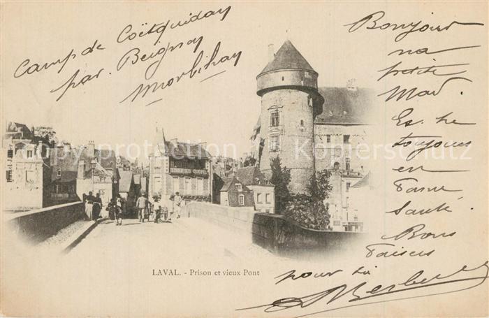 Laval Mayenne Prison et vieux pont