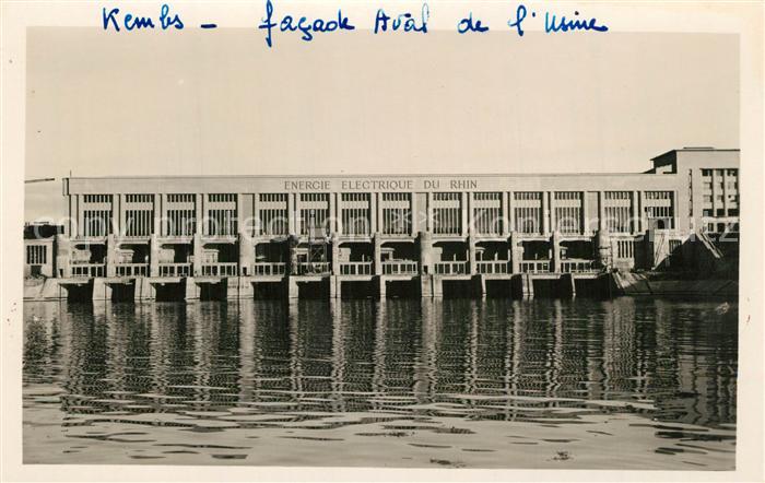 Kembs Elsass Energie Electrique du Rhin Kraftwerk