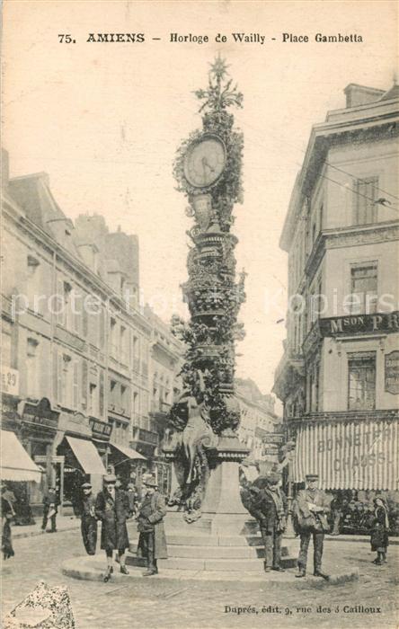 Amiens Horloge de Wailly Place Gambetta