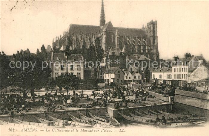 Amiens Cathedrale et le Marché sur l'Eau