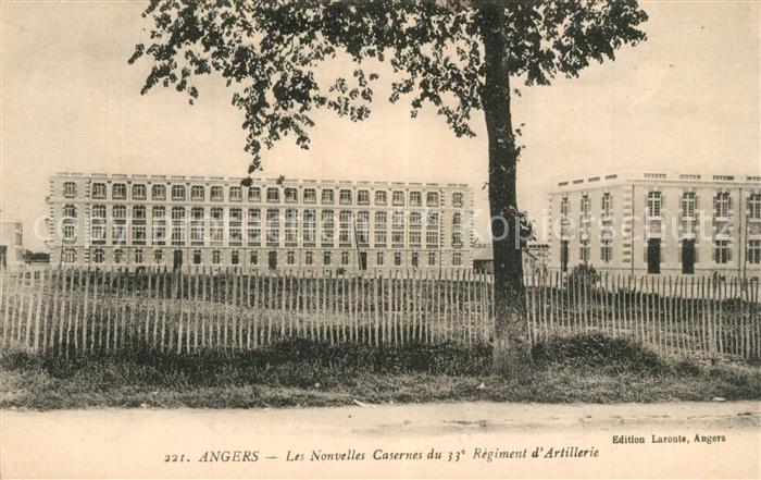 Angers Novelles Casernes du 33e Régiment d Artillerie