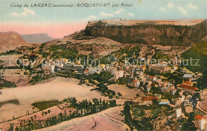 Roquefort-sur-Soulzon Camp du Larzac vue aérienne