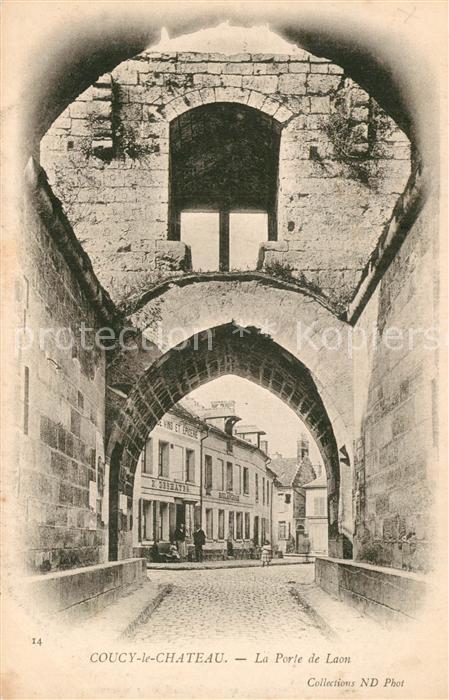 Coucy-le-Chateau-Auffrique la Porte de Laon