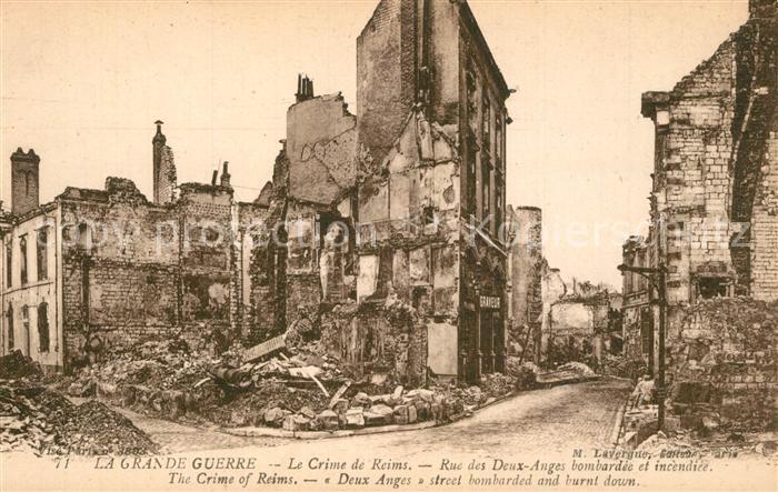 Reims Champagne Ardenne Le Crime de Reims Rue des Deux Anges Ru