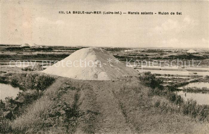 La Baule sur Mer Marais salants Mulon de Sel