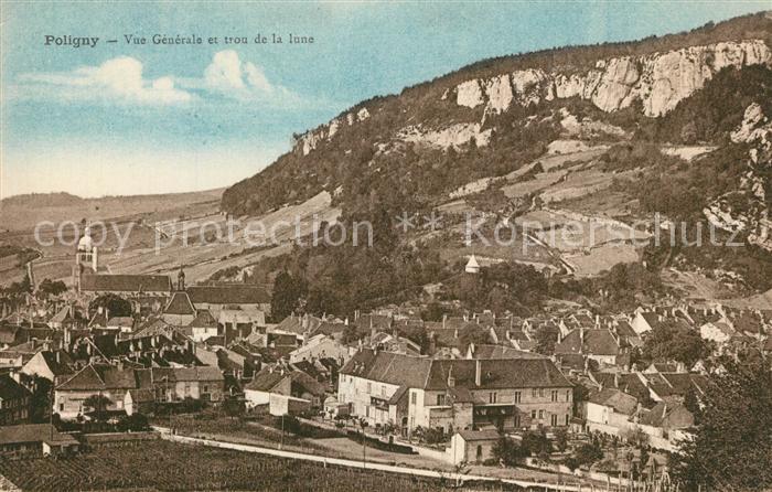 Poligny Jura Vue Generale et trou de la lune