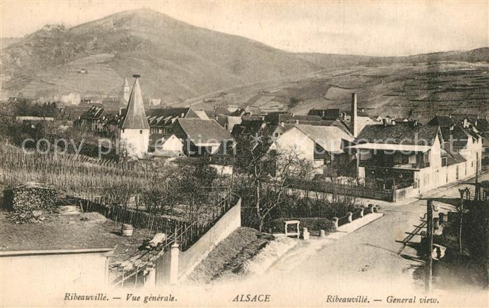 Ribeauville Haut Rhin Elsass Vue Generale