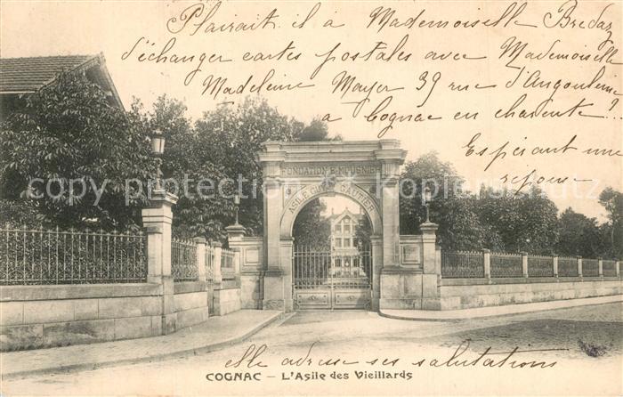 Cognac Charente Asile des Vieillards