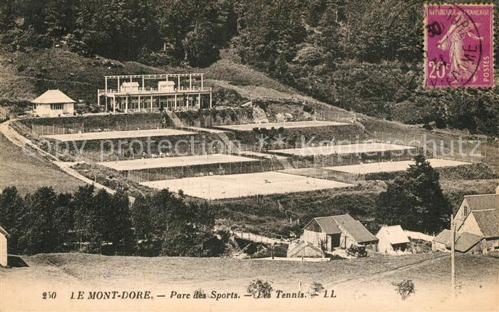 Le Mont-Dore Puy de Dome Parc des Sports Les Tennis