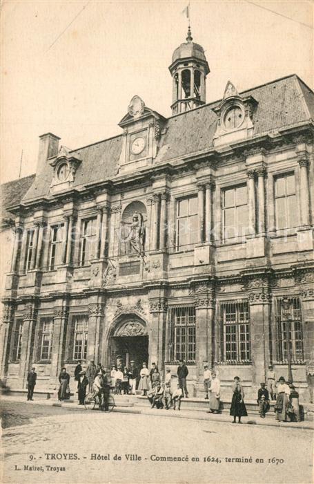 Troyes Aube Hôtel de Ville Rathaus