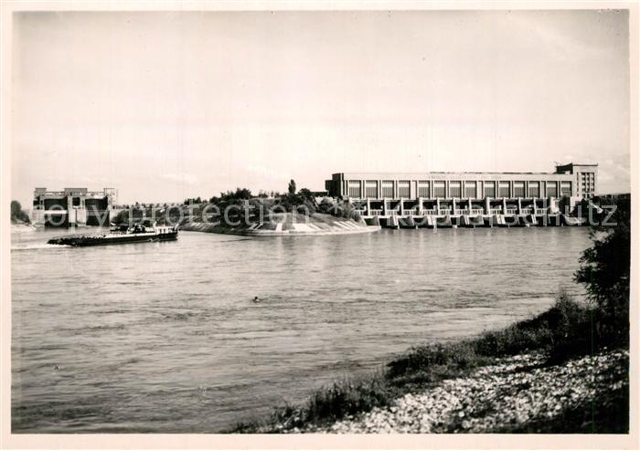 Kembs Elsass Usine Electrique Ecluse Kraftwerk Schleusen