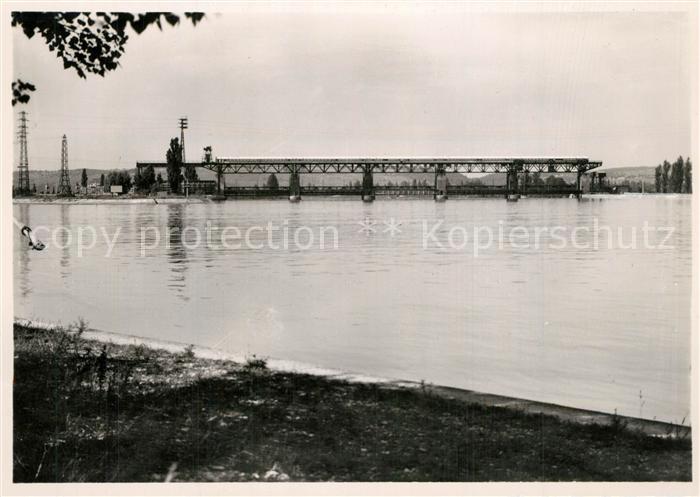 Kembs Elsass Grand Barrage Usine Electrique Ecluse Kraftwerk Schleusen