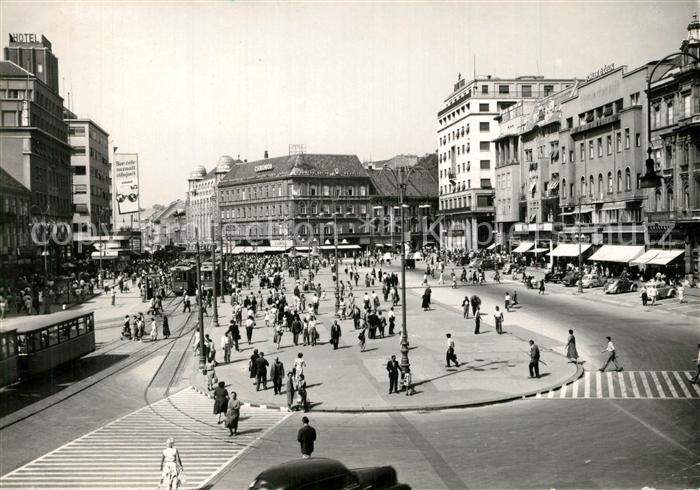 Zagreb Trg Republike Platz der Republik