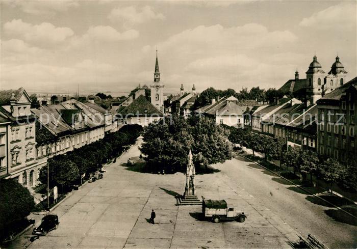 Kostelec nad Orlici Namesti Platz Denkmal Kirche