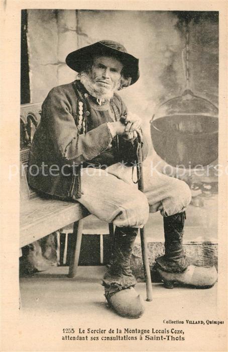 Saint-Thois Le Sorcier de la Montagne Lecuis Coze attendant ses consultations