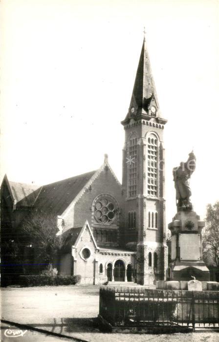 Rouvroy Pas-de-Calais Eglise St Gery et Monument a la memoire de la guerre 1914-