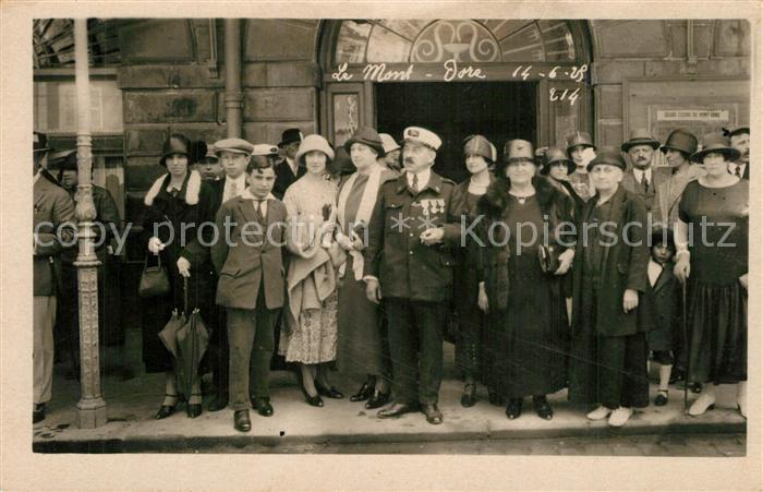 Le Mont-Dore Puy de Dome Gruppenaufnahme