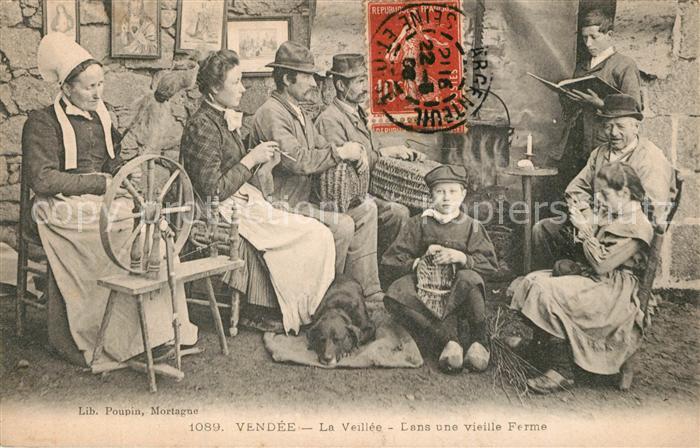 Vendee Le Veillee Dans une vieille Ferme