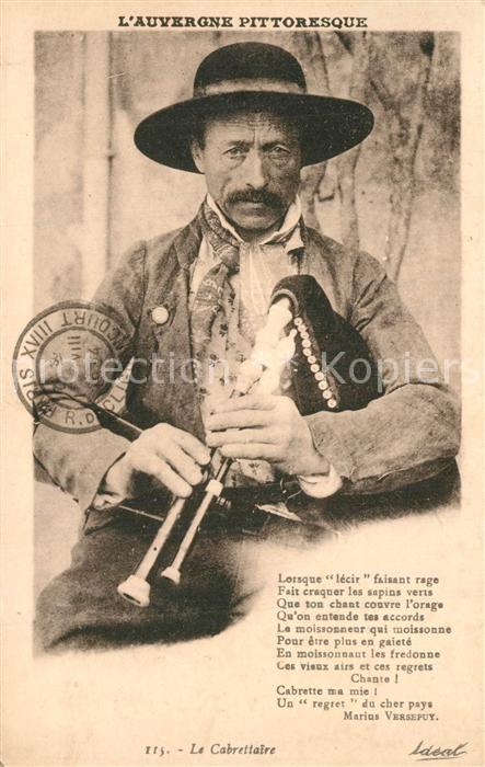 Auvergne Region Le Cabrettaire